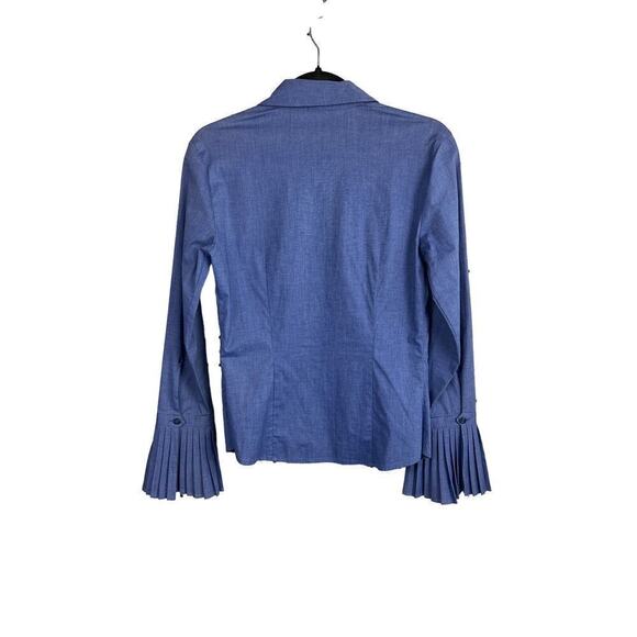 Edward Pleated Cuff Blouse Size S - Picture 5 of 5